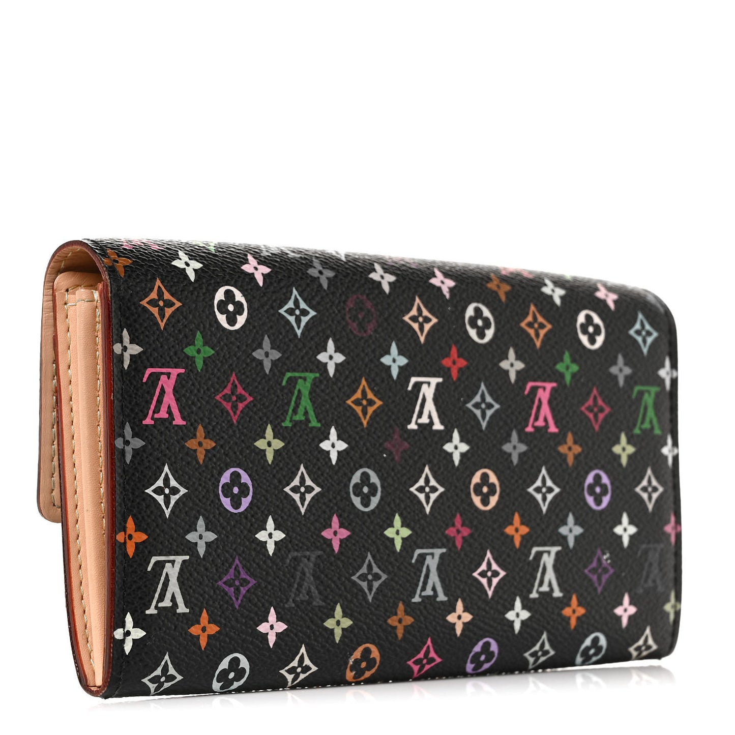 Monogram Multicolor Sarah Wallet Black