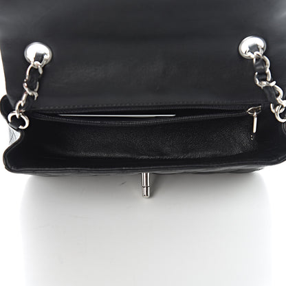 Chanel Lambskin Quilted Mini Rectangular Flap Black 5 of 11