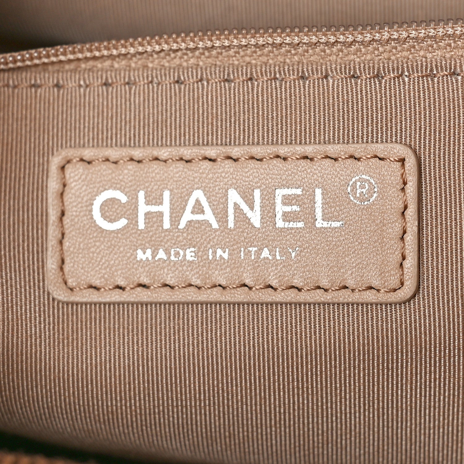 Chanel Caviar Quilted Large City Shopping Tote Beige 6 of 10