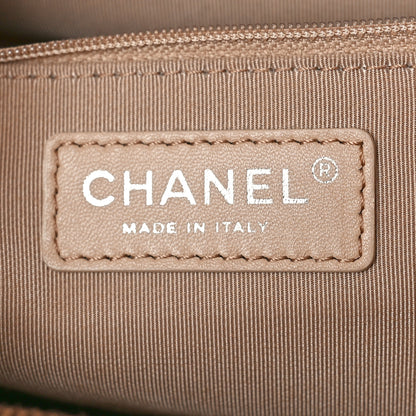 Chanel Caviar Quilted Large City Shopping Tote Beige 6 of 10