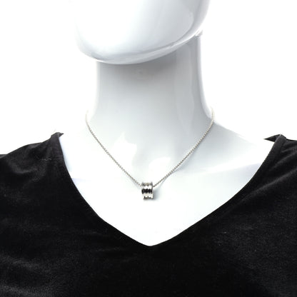 Bulgari 18K White Gold B.Zero1 Pendant Necklace 2 of 9