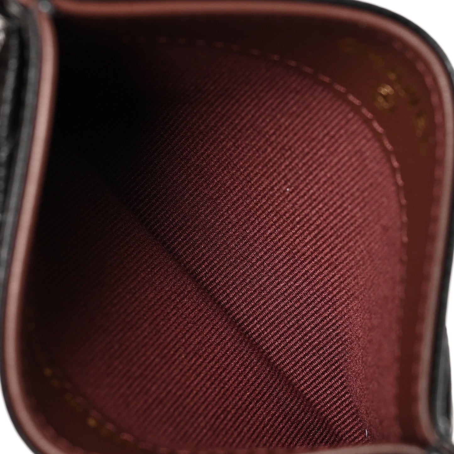 Caviar Quilted Card Holder Black