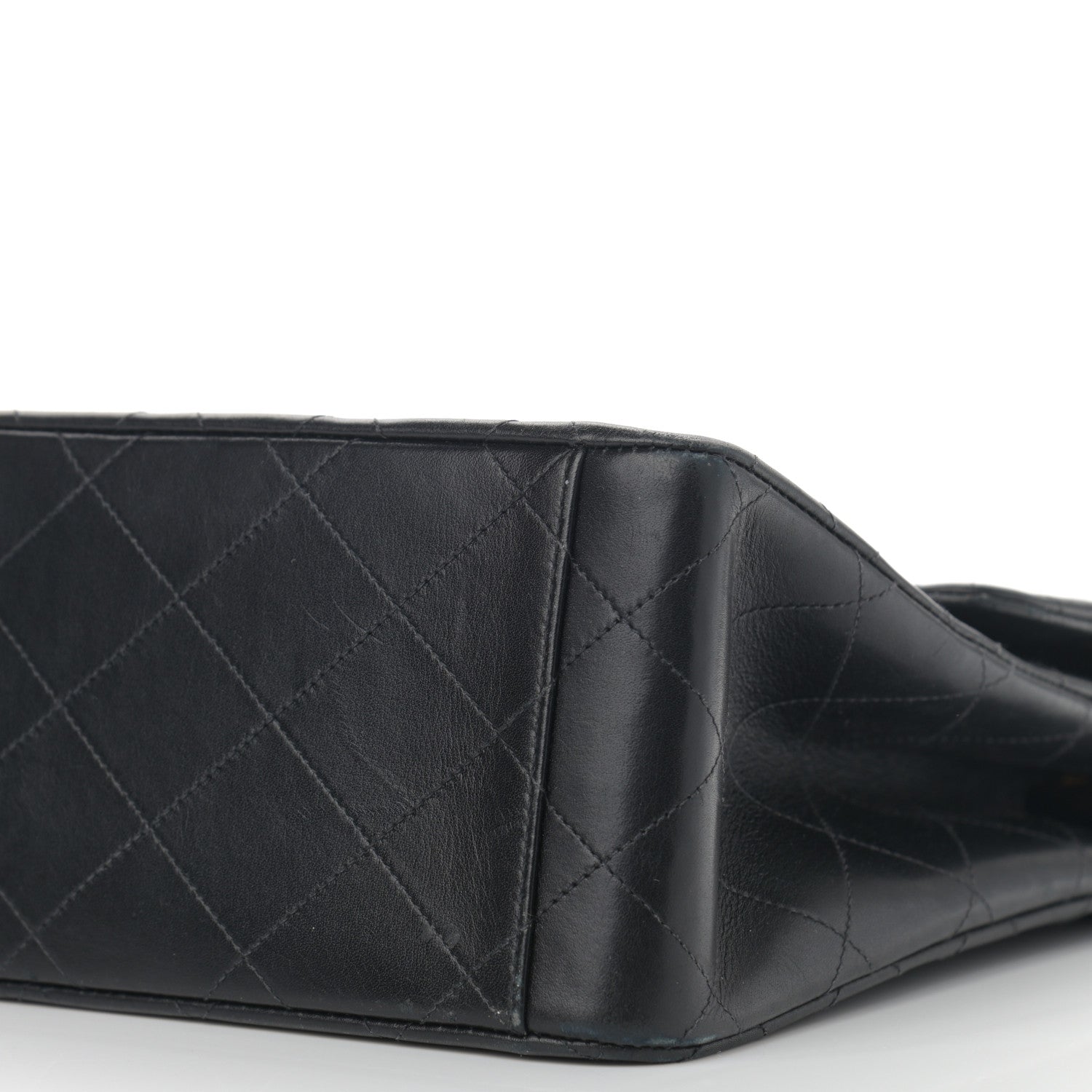 Chanel Lambskin Quilted XL Jumbo Single Flap Black 11 of 20