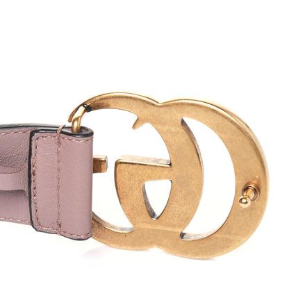 Gucci Calfskin Double G 40mm Belt 85 34 Porcelain Rose 4 of 6