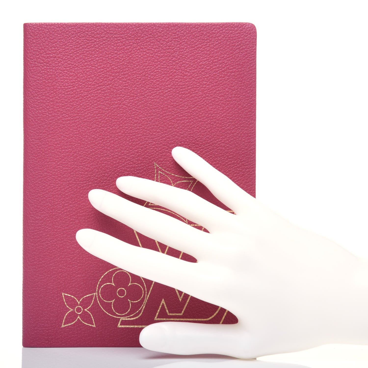 Louis Vuitton Taurillon Notebook Groseille 2 of 8