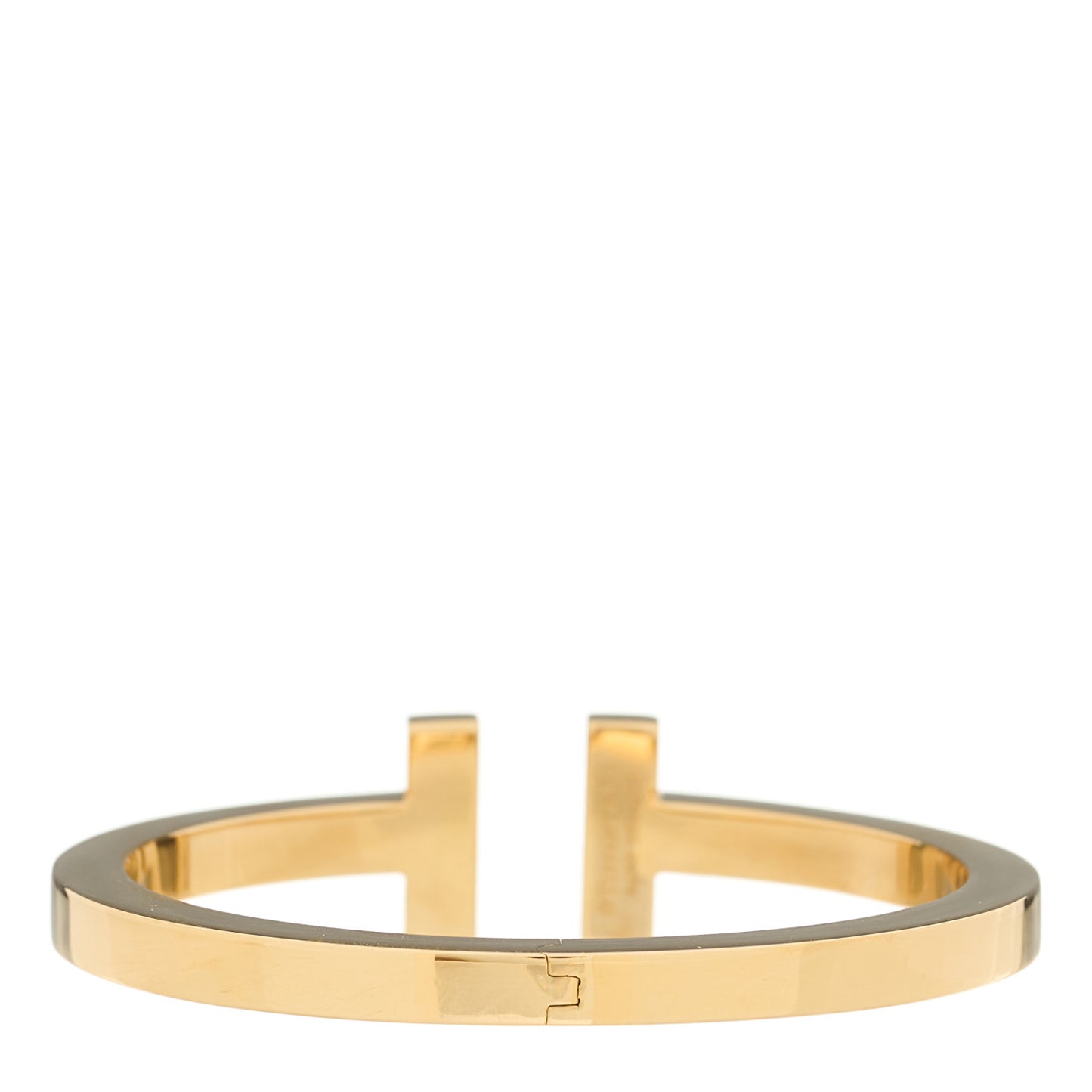 18K Yellow Gold T Square Bracelet