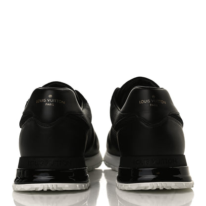 Louis Vuitton Calfskin Monogram Run Away Sneakers 9.5 Black 6 of 10