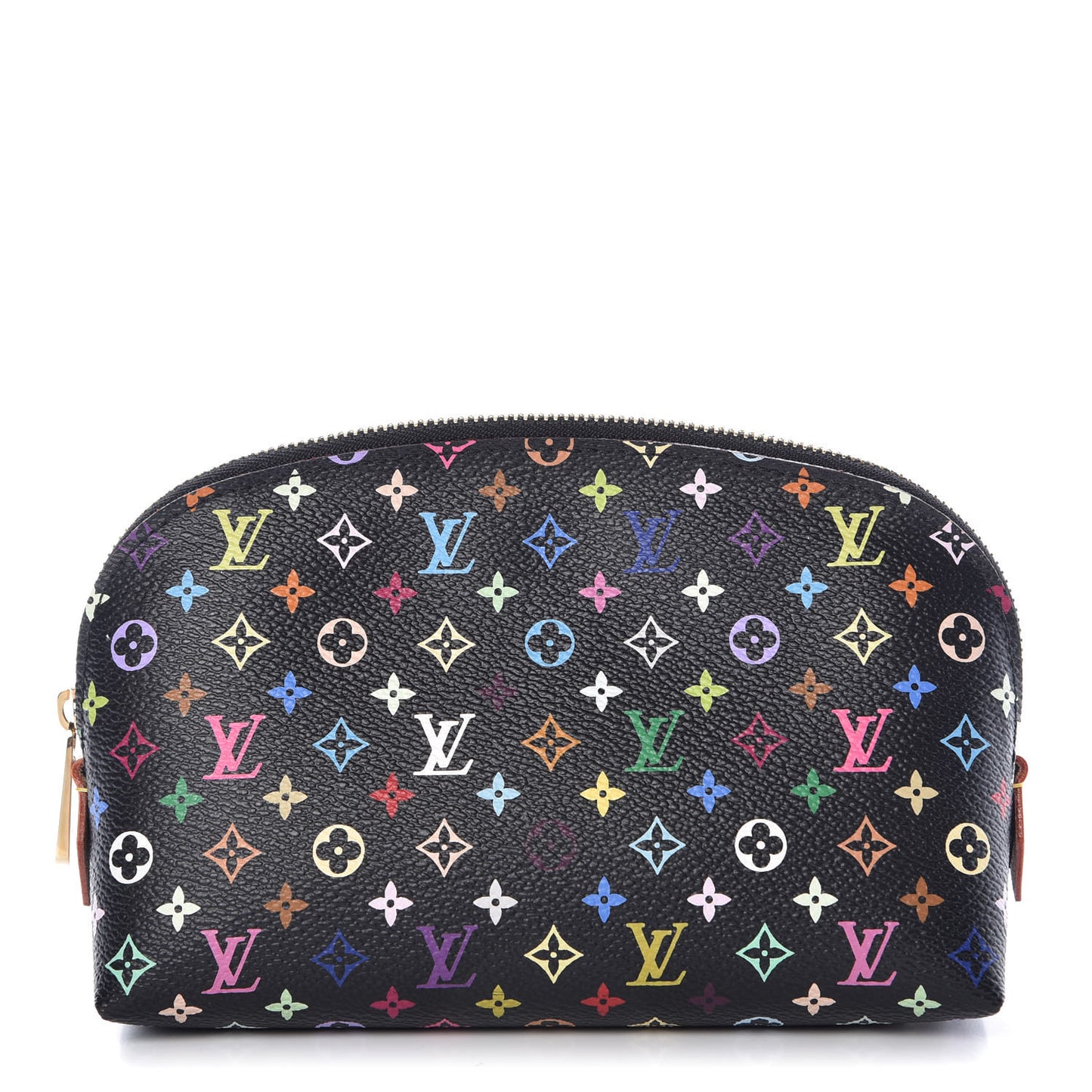 Monogram Multicolor Cosmetic Pouch Black Grenade