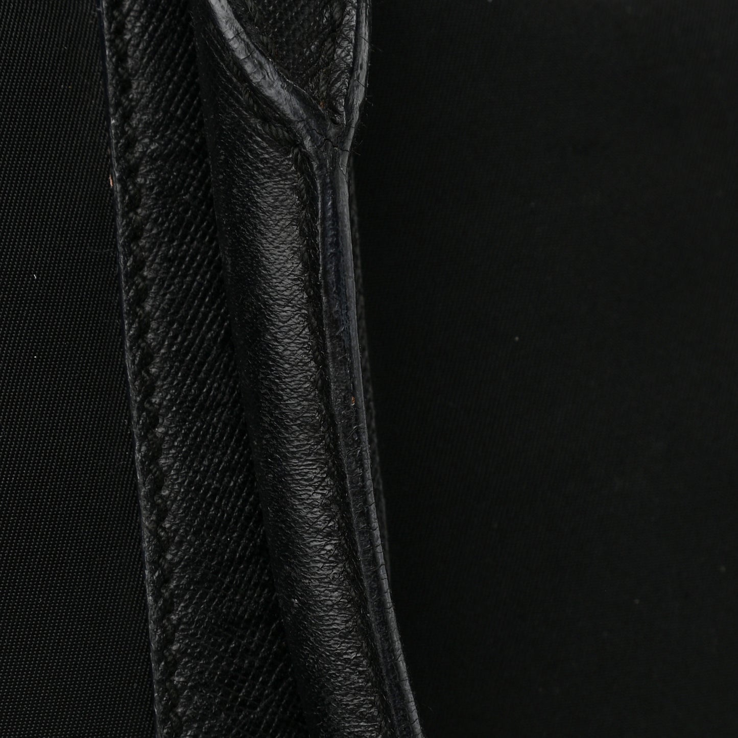 Tessuto Nylon Saffiano Duffle Black