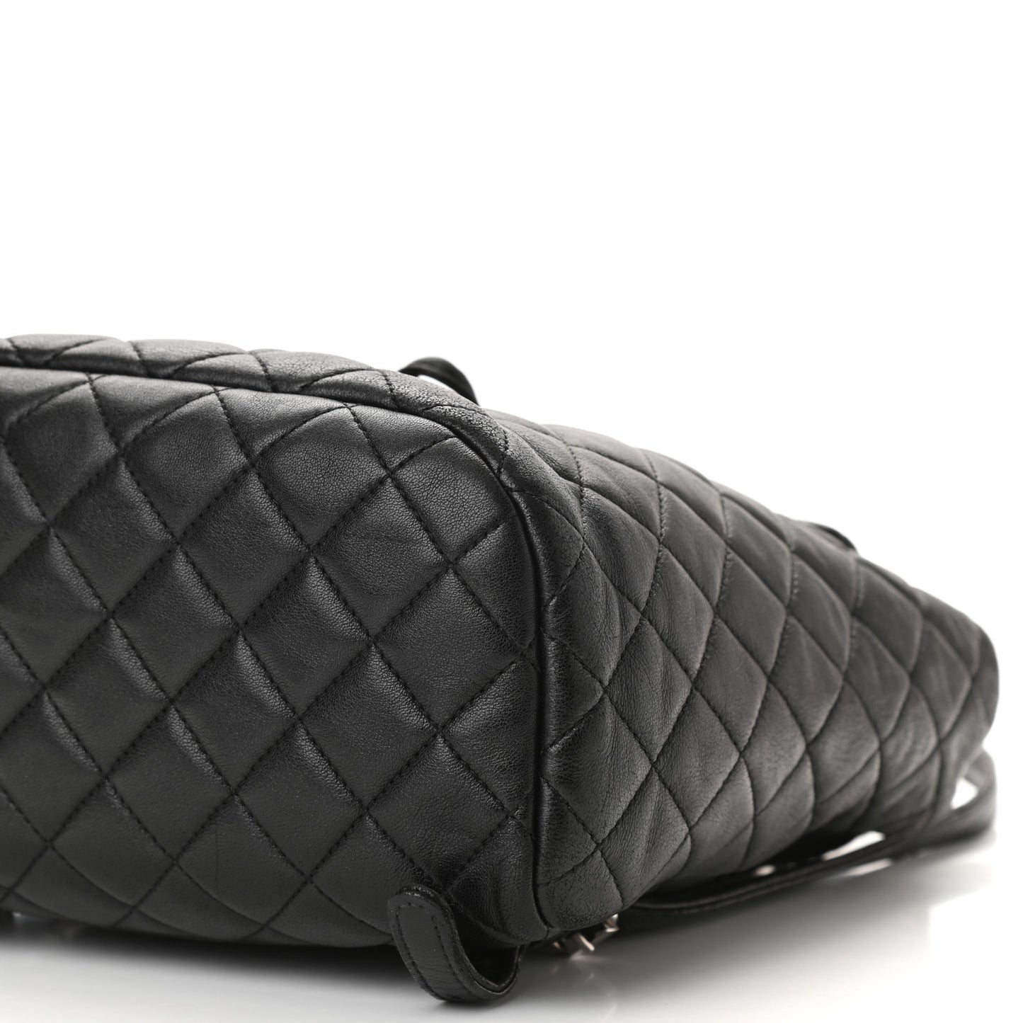 Lambskin Quilted Small Urban Spirit Backpack Black