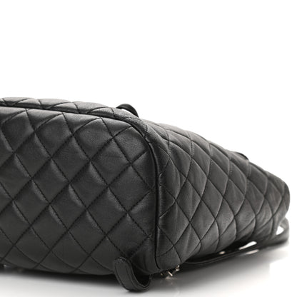 Chanel Lambskin Quilted Small Urban Spirit Backpack Black 10 of 10