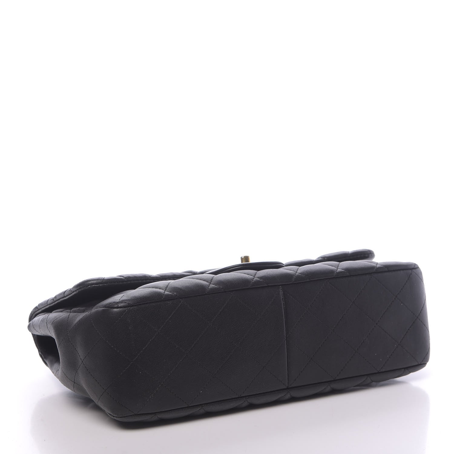 Chanel Lambskin Quilted Jumbo Single Flap Black 3 of 11