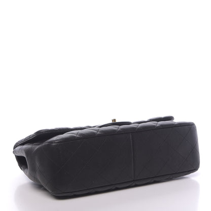 Chanel Lambskin Quilted Jumbo Single Flap Black 3 of 11