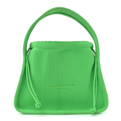 Alexander Wang Ribbed Knit Small Ryan Bag Iguana 1 of 10