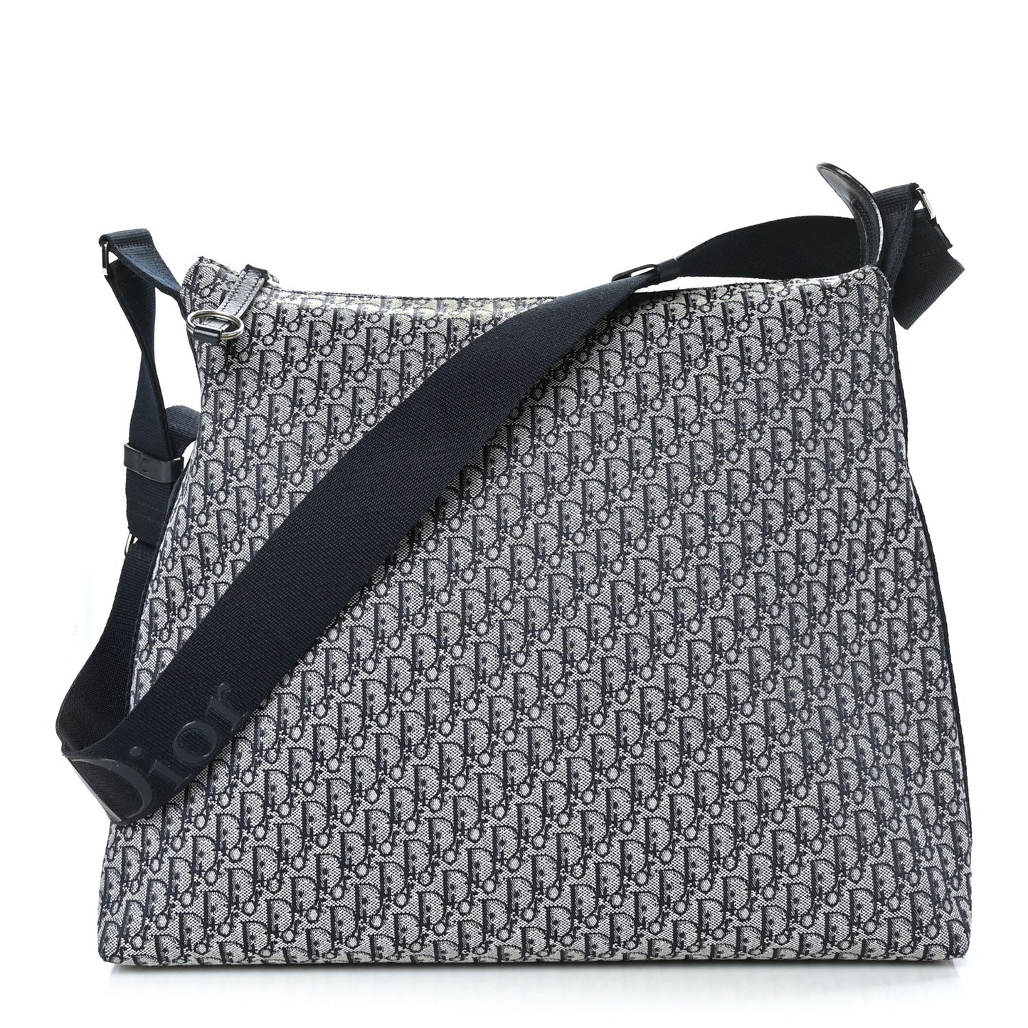 Canvas Diorissimo Large Messenger Bag Blue