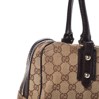 Gucci Monogram Hasler Boston Dark Brown 14 of 19