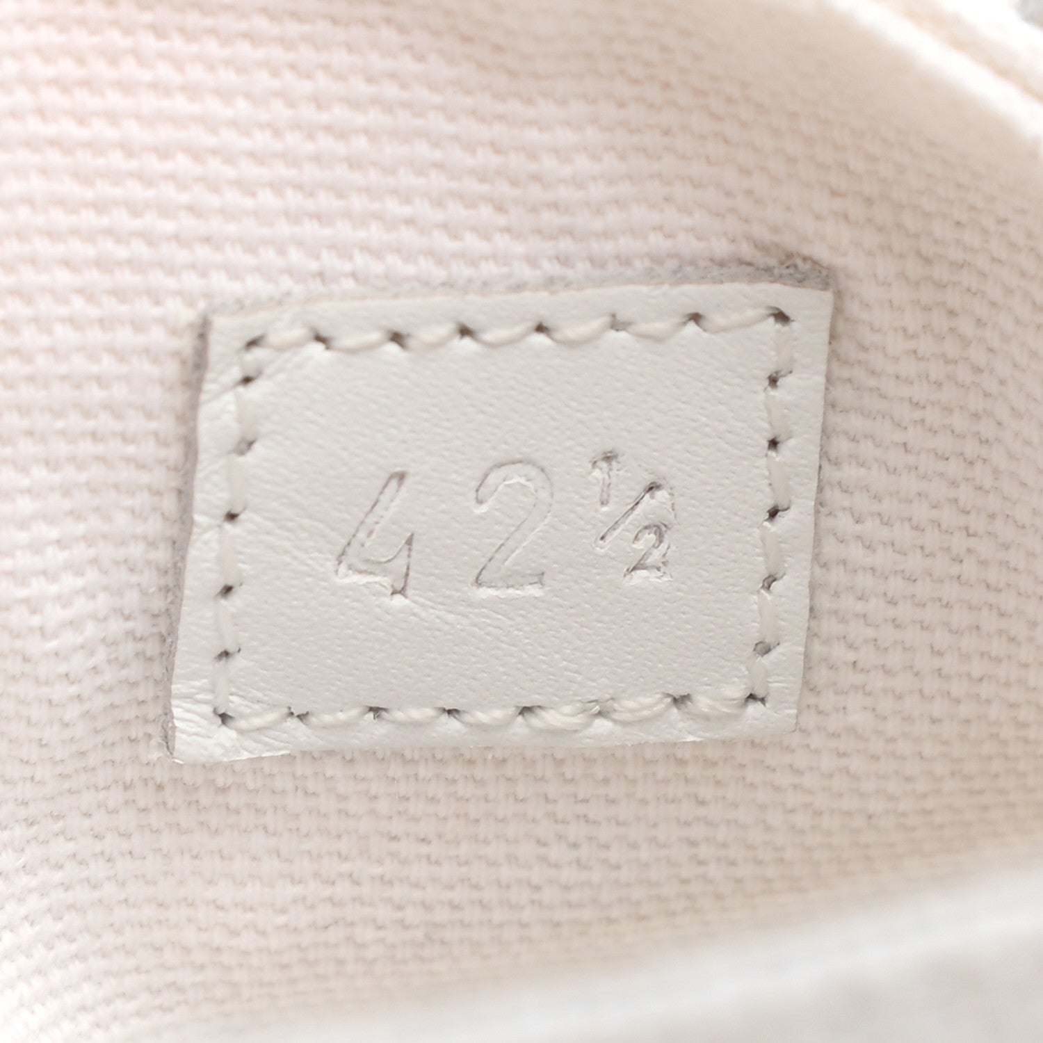 Hermes Canvas Calfskin Mens Climb Sneakers 42.5 White 8 of 9