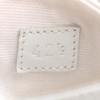 Hermes Canvas Calfskin Mens Climb Sneakers 42.5 White 8 of 9