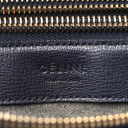 Celine Lambskin Large Trio Crossbody Bag Navy Blue 8 of 10