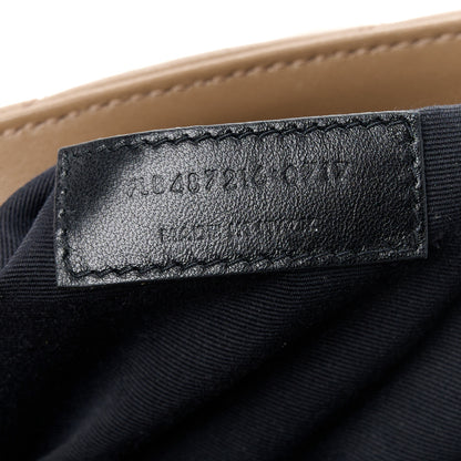 Saint Laurent Calfskin Y Quilted Monogram Medium Loulou Chain Satchel Dark Beige 8 of 11