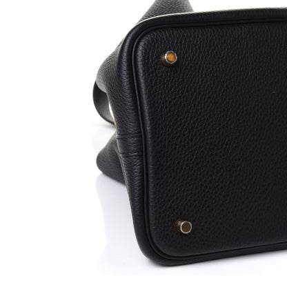 Hermes Taurillon Clemence Picotin Lock 22 MM Black 7 of 9