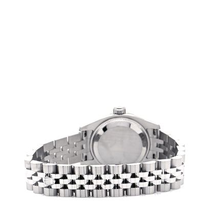 Rolex Stainless Steel 18K White Gold 26mm Oyster Perpetual Datejust Watch White Roman 179174 3 of 6