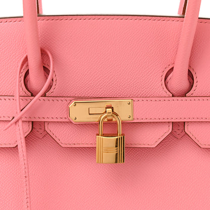 Hermes Epsom Horseshoe Birkin 35 Rose Confetti 8 of 15