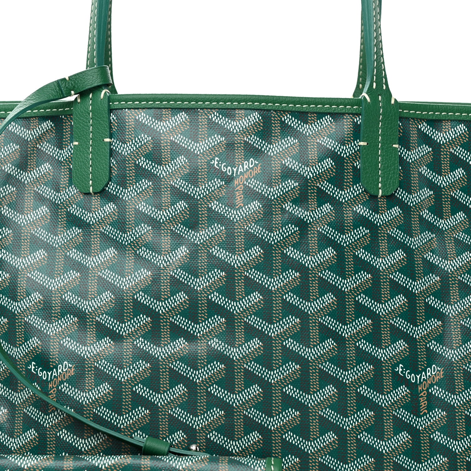 Goyard Goyardine Saint Louis PM Green 7 of 9