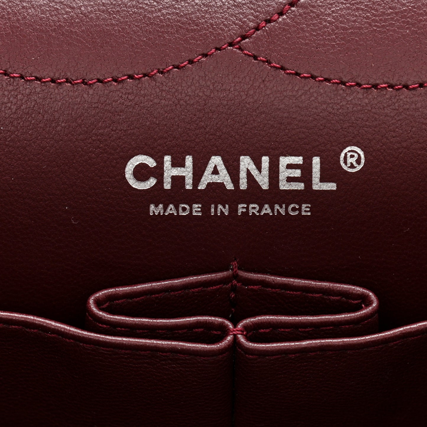 Patent Quilted 2.55 Reissue 227 Flap Light Burgundy