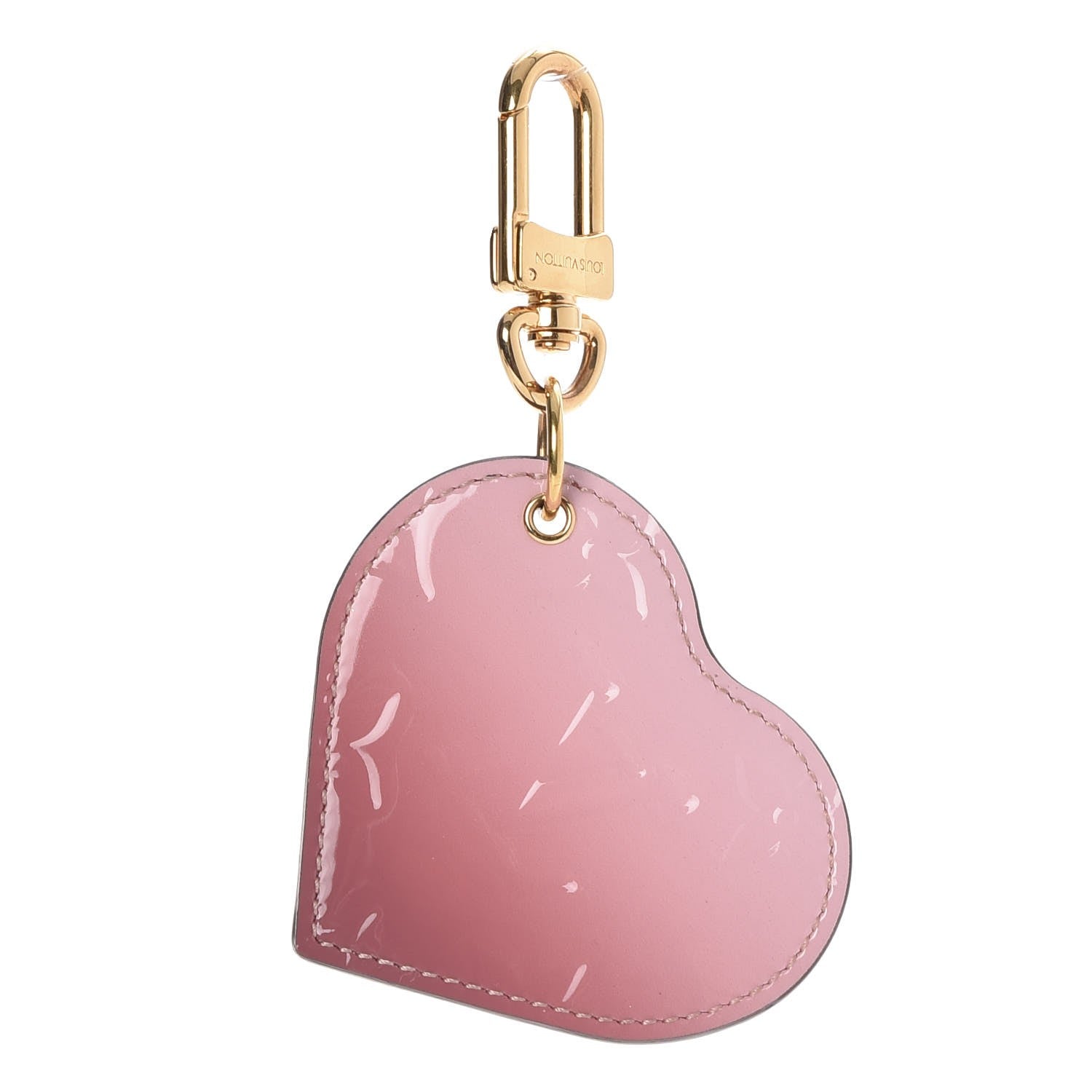 Louis Vuitton Vernis Degrade Heart Bag Charm Pink 1 of 7