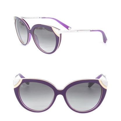 Louis Vuitton Amber Cat Eye Sunglasses Z0622W Violet 1 of 5