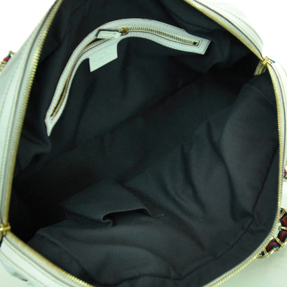 Gucci Leather Capri Large Bowler White 8 of 11