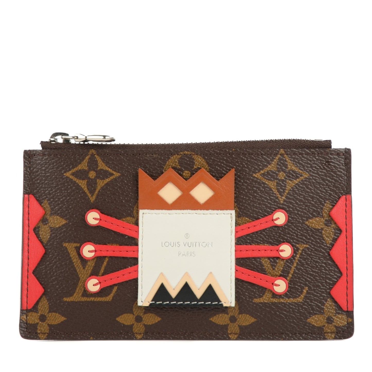 Monogram Tribal Key Pouch