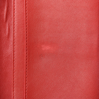 Chanel Caviar Timeless CC Yen Wallet Red 5 of 8
