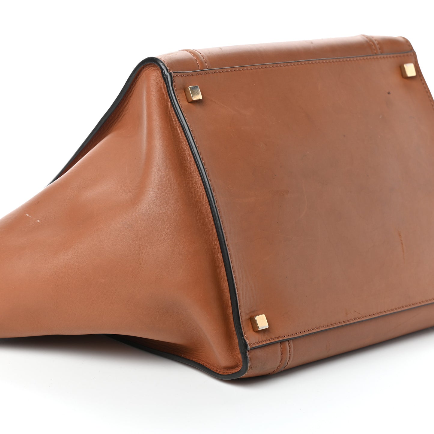 Natural Calfskin Medium Phantom Luggage Tan