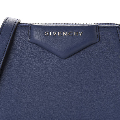Givenchy Sugar Goatskin Nano Antigona Midnight Blue 9 of 9