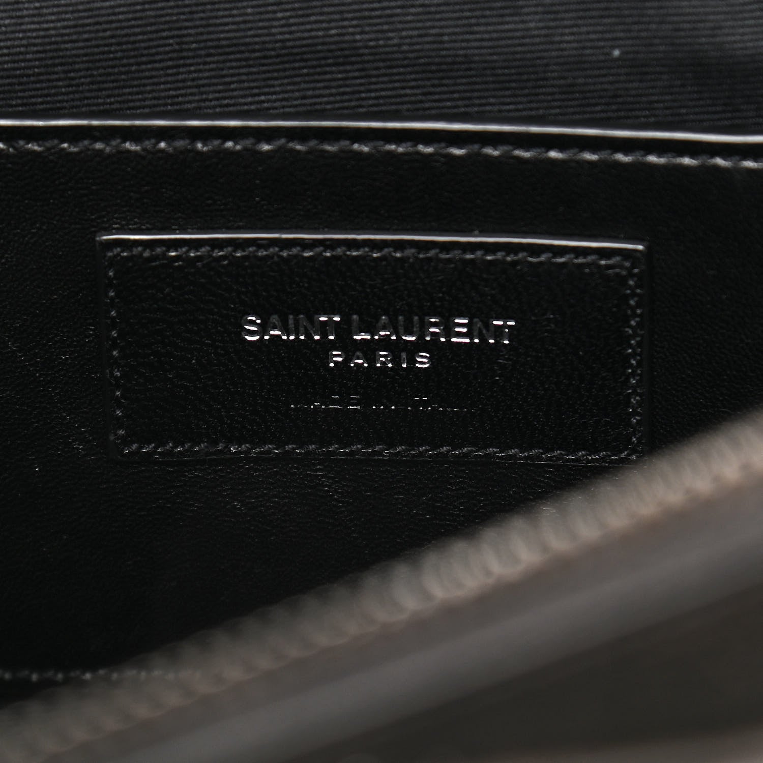 Saint Laurent Sheepskin Tri-quilt Monogram Large College Satchel Black 8 of 20