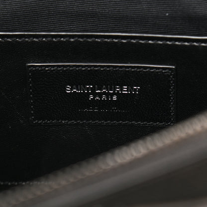 Saint Laurent Sheepskin Tri-quilt Monogram Large College Satchel Black 8 of 20