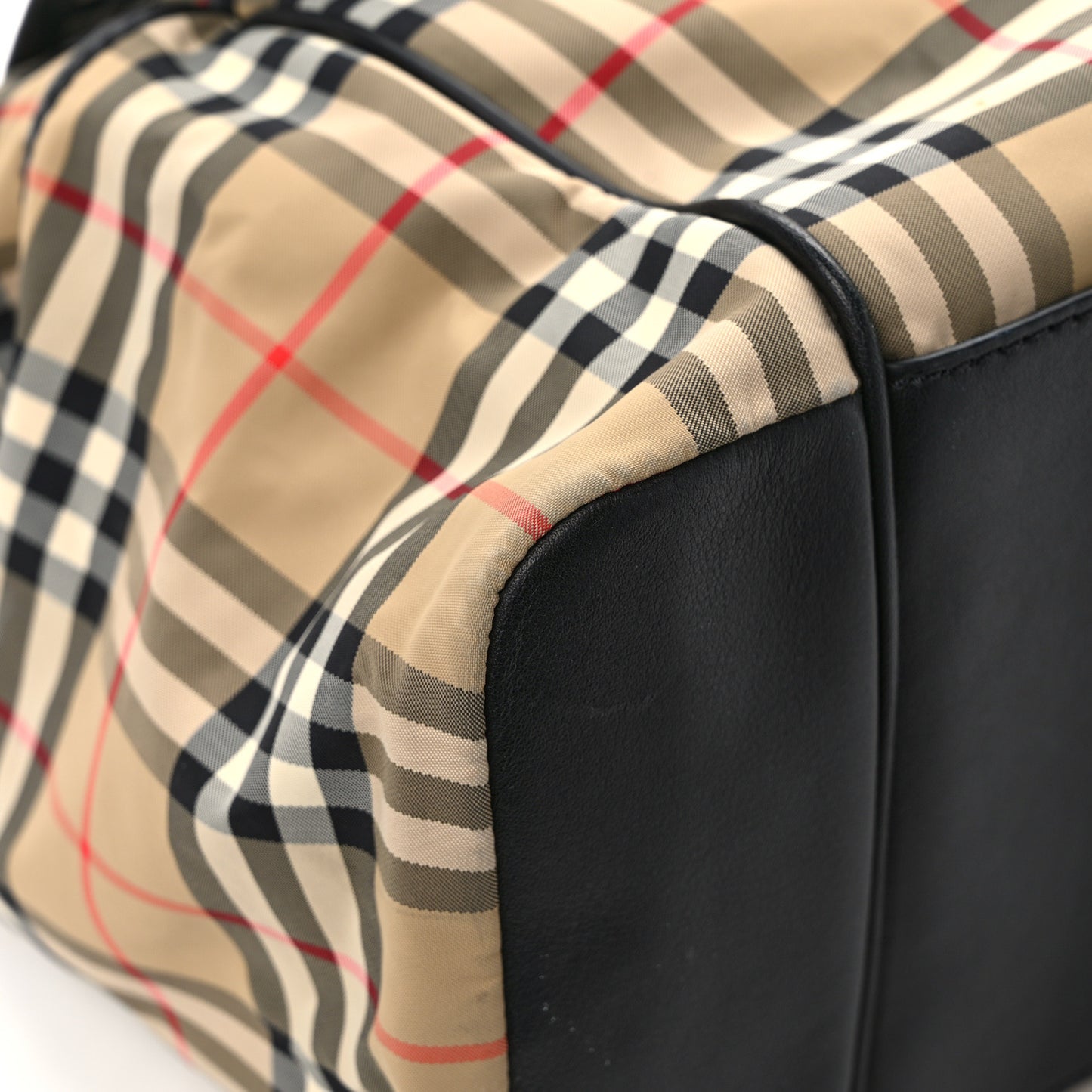 Nylon Vintage Check Logo Diaper Bag