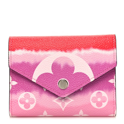 Louis Vuitton Monogram Escale Victorine Wallet Red 1 of 9