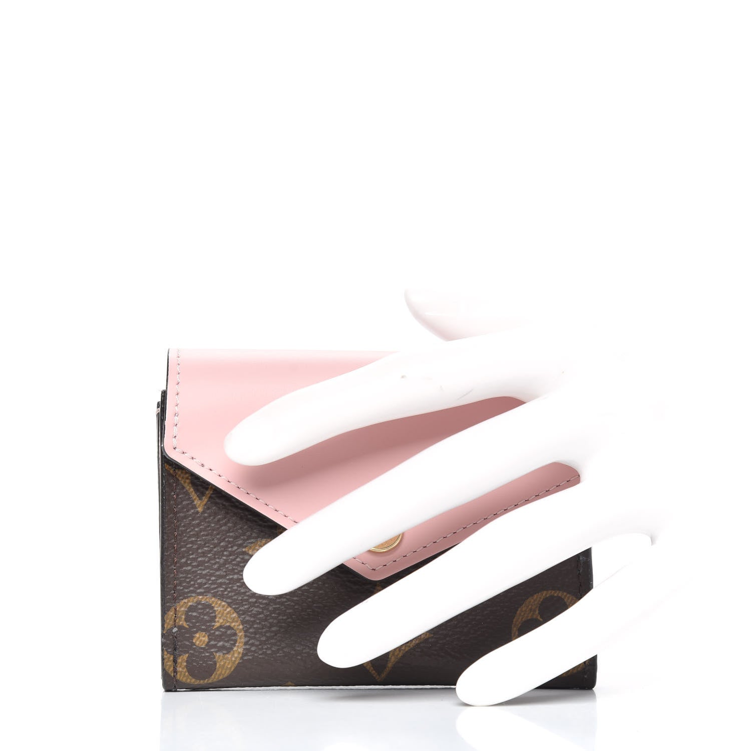 Louis Vuitton Monogram Zoe Wallet Rose Ballerine 2 of 7