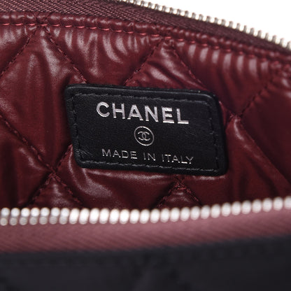 Chanel Nylon Quilted Medium Cosmetic Case Black 5 of 7