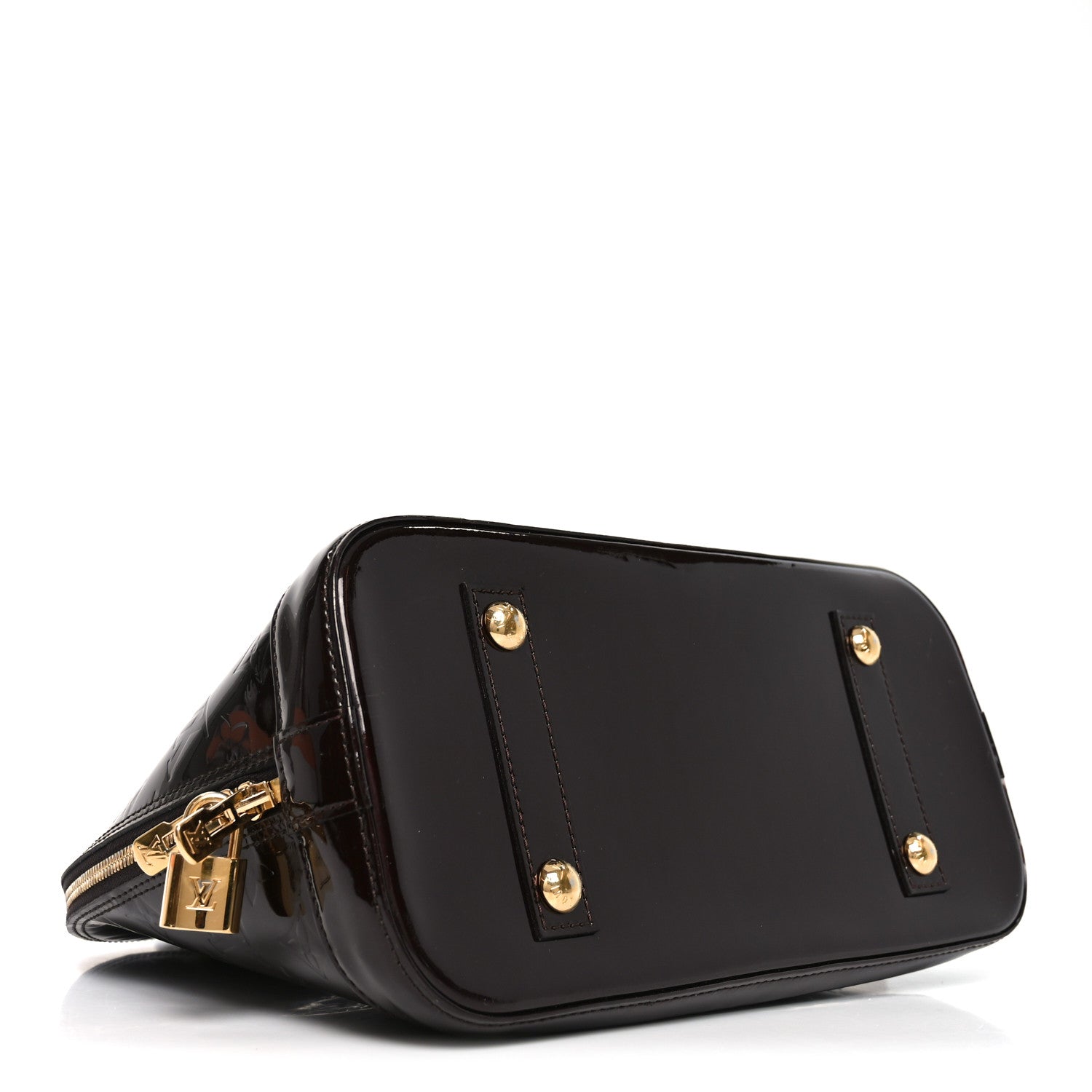 Louis Vuitton Vernis Alma PM Amarante 4 of 9