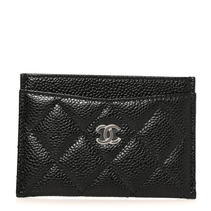 Chanel Caviar Quilted Card Holder Black 1 of 9