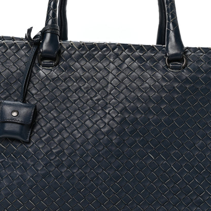 Bottega Veneta Nappa Intrecciato Brick Tote Blue 8 of 11