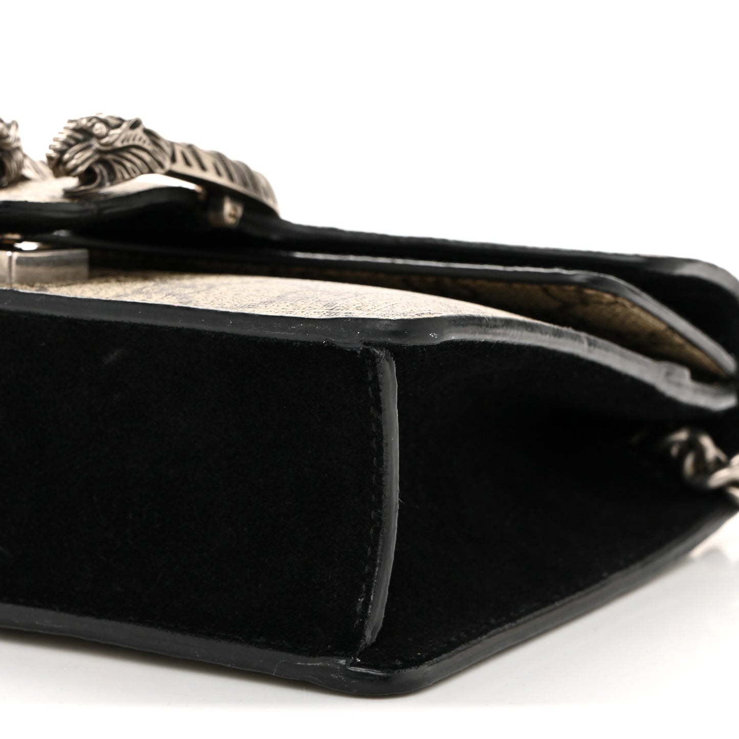 GG Supreme Monogram Mini Dionysus Shoulder Bag Black