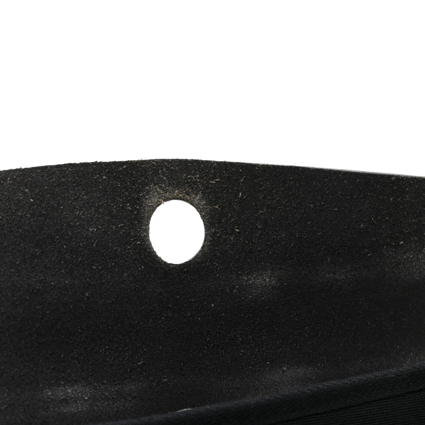 Toile Vache Calfskin Herbag Clutch Ficelle Black