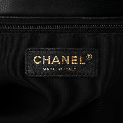 Chanel Caviar Quilted Flap Tote Black 6 of 10