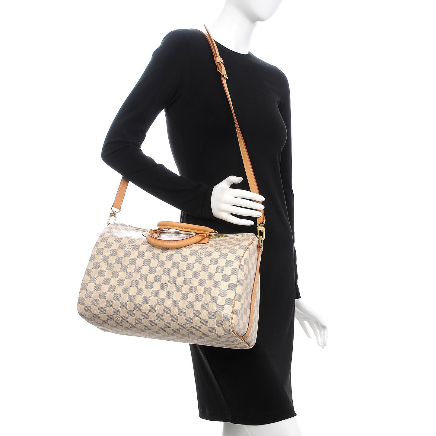 Damier Azur Speedy Bandouliere 35