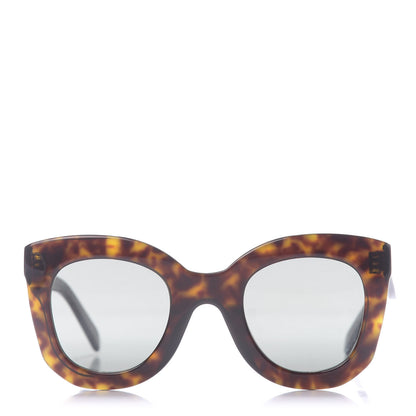 Celine Acetate Butterfly Sunglasses CL4005IN Dark Havana 2 of 8